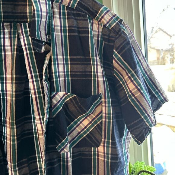 American apparel casual short sleeve button down size small - Picture 4 of 16